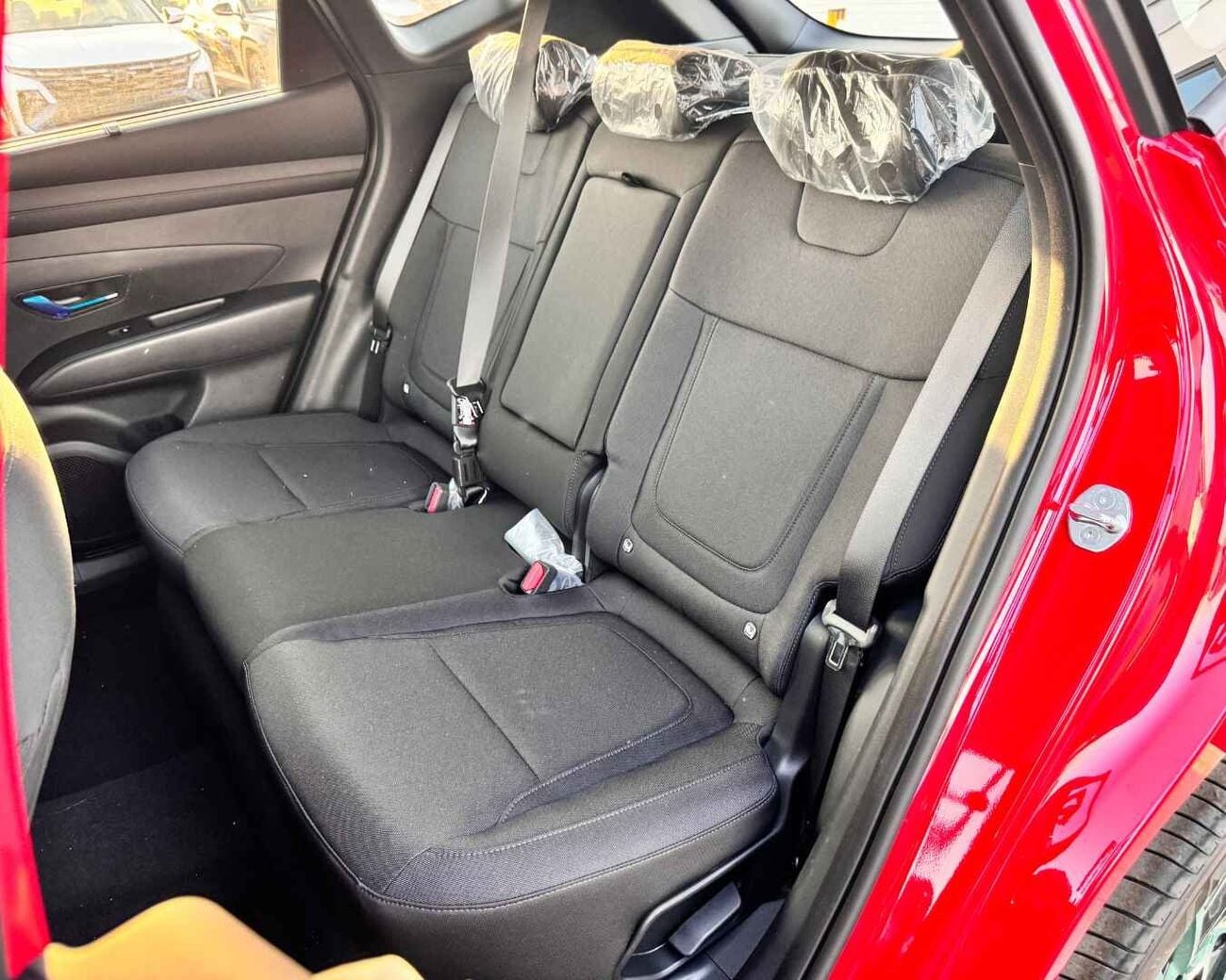 هيونداي توسون HYUNDAI TUCSON 1.6T - 2027 MODEL - GCC SPECS - DARK RED COLOR