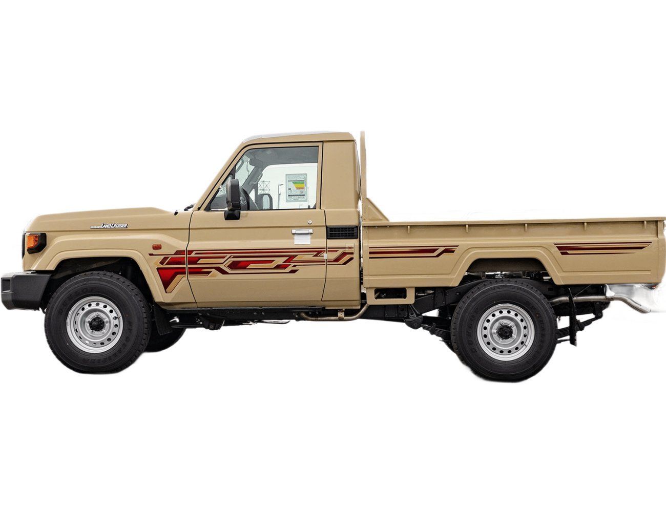 تويوتا لاند كروزر بيك آب ECT0105 - Toyota LC79 Single Cab Pick Up (GRJ79) - 4.0L Petrol Auto Beige 2025