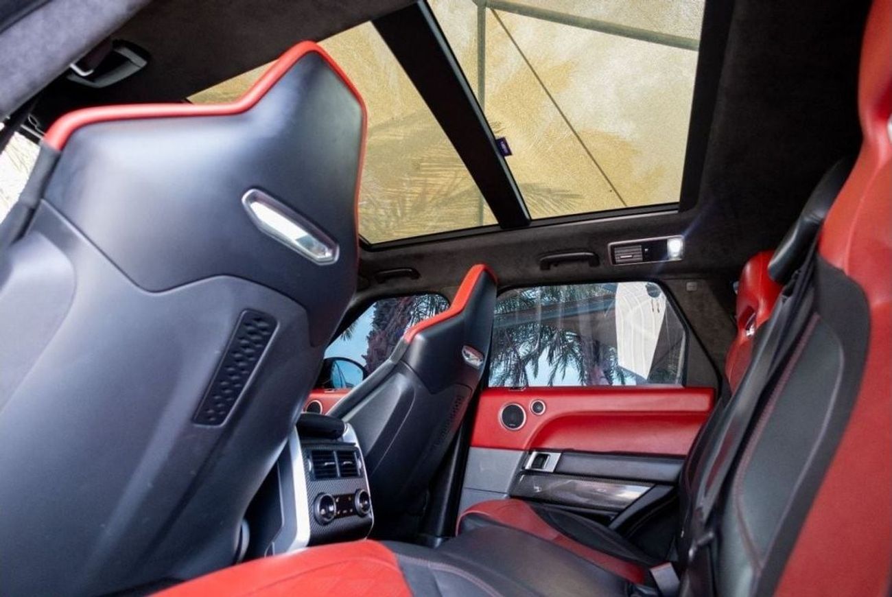 لاند روفر رينج روفر سبورت Range Rover Sport SVR 2019 GCC under Warranty with Flexible Down-Payment.