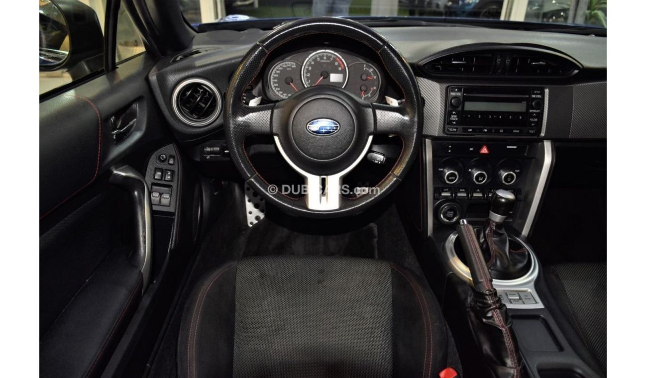 سوبارو BRZ AED 1,135 Per Month / 0% D.P | Subaru BRZ 2016 Model!! in Blue Color! GCC Specs