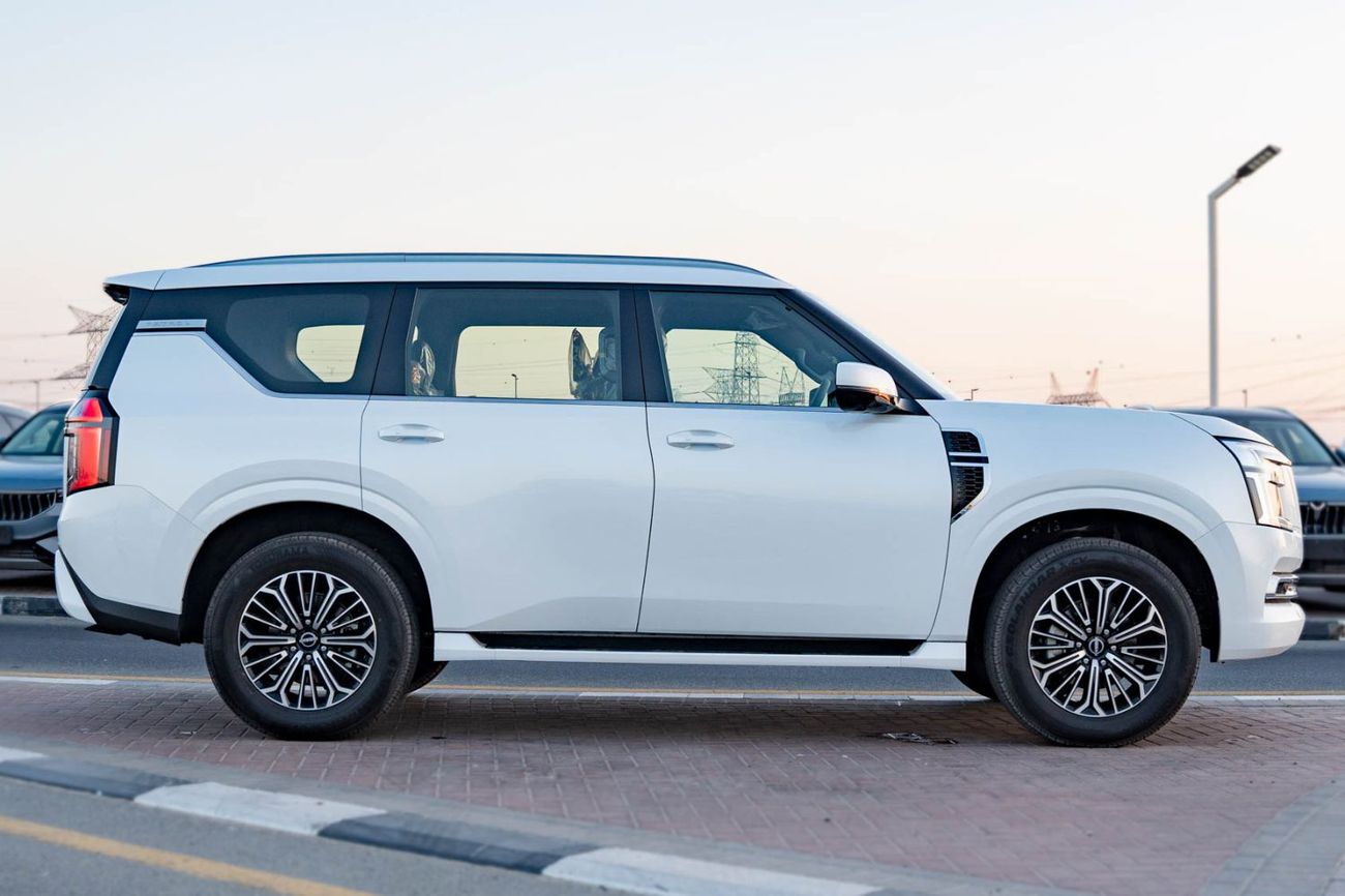 نيسان باترول 2026 Nissan Patrol SE Platinum 3.8L AT Petrol (White-Tan) (Export Only)