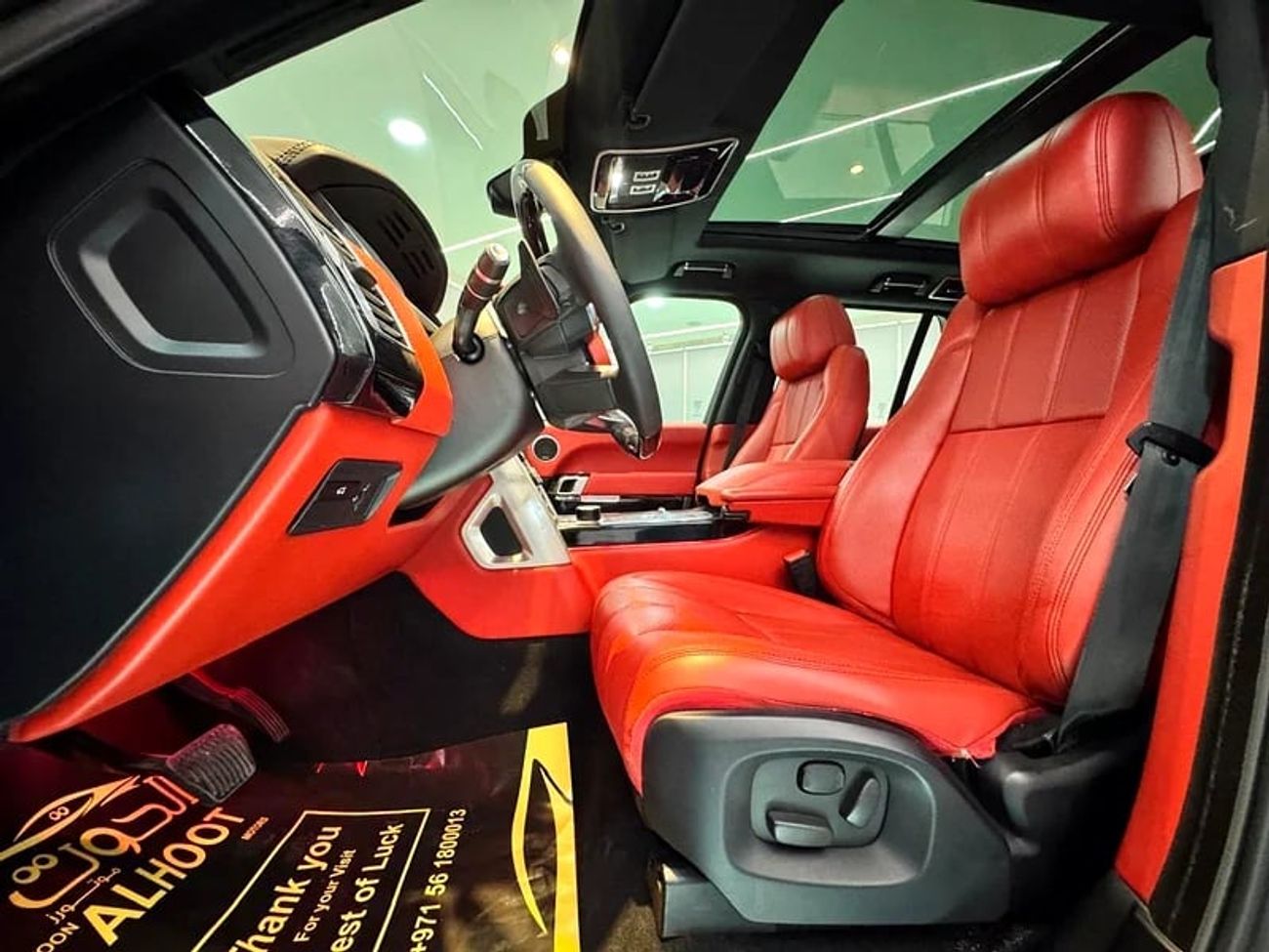 لاند روفر رينج روفر Supercharged 5.0L SUPERCHARGED VOGUE V8 || GCC II FULLY LOADED || CHASSIS ACCIDENT FREE || RED INTER