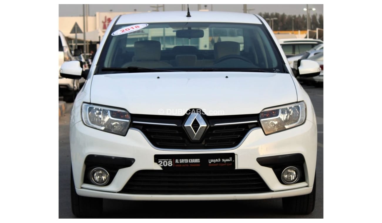 رينو سيمبول رينو سيمبول 2018 خليجي بحالة ممتازة بدون حوادث