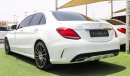 Mercedes-Benz C200 Gcc top opition AMG first owner