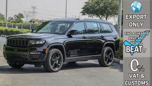 Jeep Grand Cherokee L Altitude 3.6L V6 4X4 , 7 Seaters , 2023 GCC , 0Km , (ONLY FOR EXPORT)