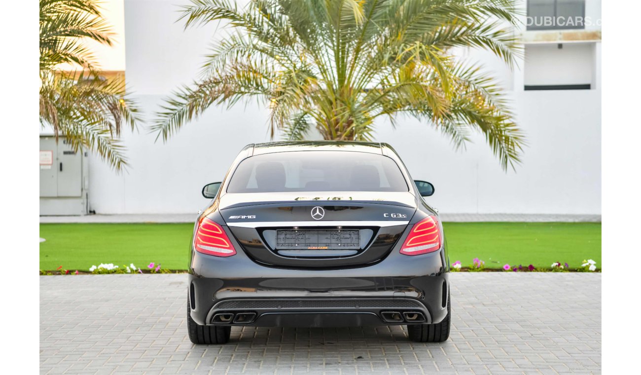 مرسيدس بنز C 63 AMG New Shape- Full Agency Service History! - AED 4,289 Per Month - 0% DP