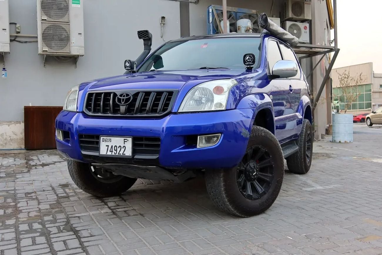 تويوتا برادو Land Cruiser 2-Door 4.0 V6 | Electric Blue | Full Off-Road Kit | Off-Road Ready