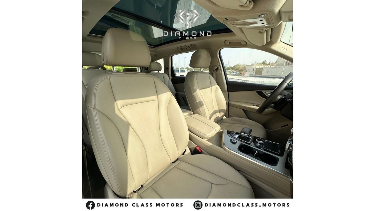 Audi Q7 45 TFSI quattro Audi Q7 TFSI 45 quattro  Panoramic  7-Seater  2018 GCC  1