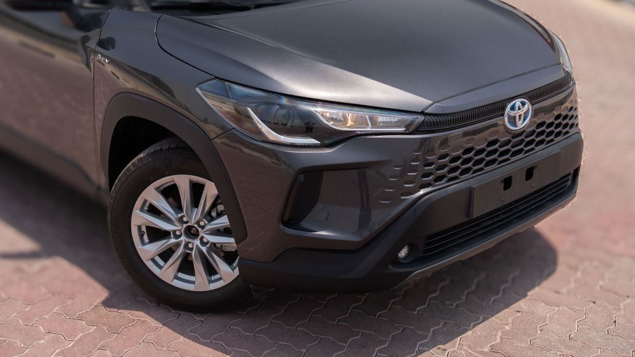 Toyota Corolla Cross 2025 Toyota Corolla Cross MID 1.8 Hybrid - Grey Mettalic Inside Red | Export Only