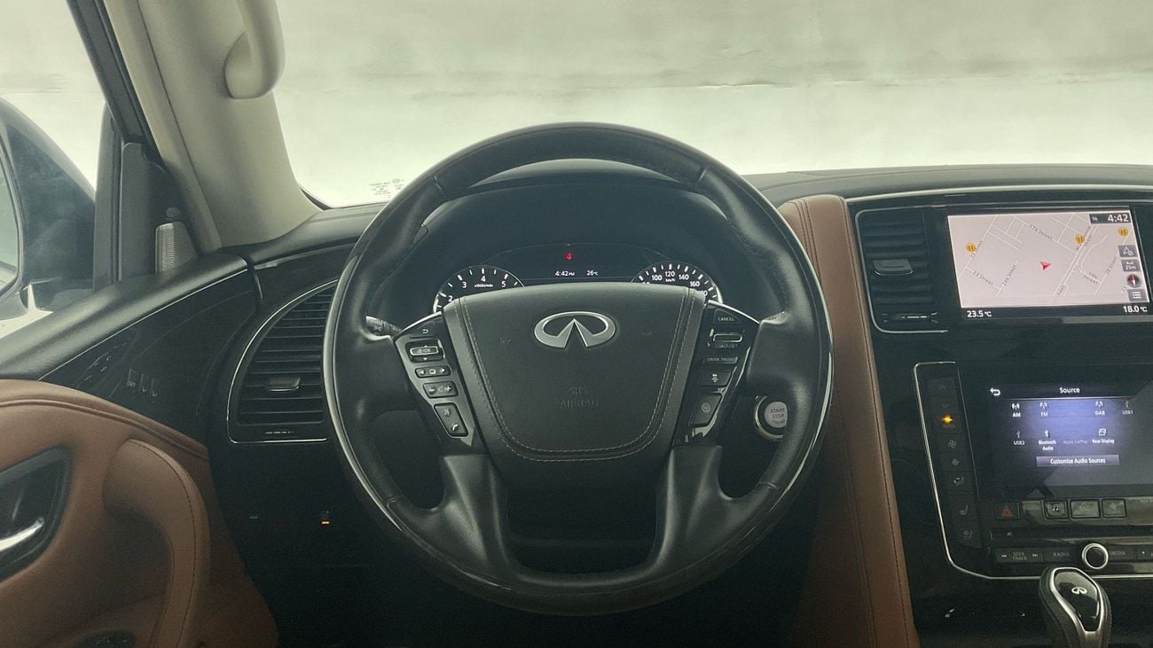 Infiniti QX80 Luxe Sensory ProActive - Black Edition | upto AED 20,000 Ramadan Discount | Guaranteed Warranty | 0 