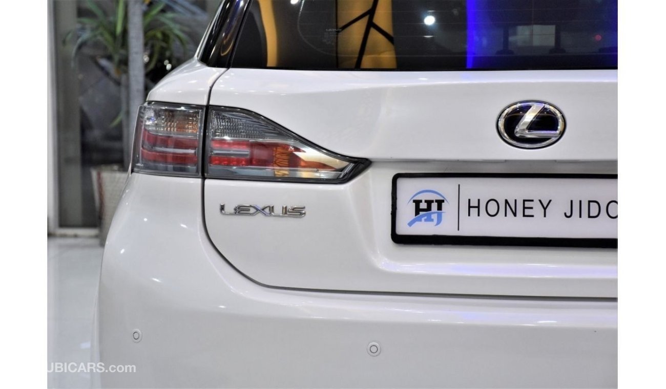 لكزس CT 200h EXCELLENT DEAL for our Lexus CT200 HYBRID ( 2012 Model ) in White Color GCC Specs