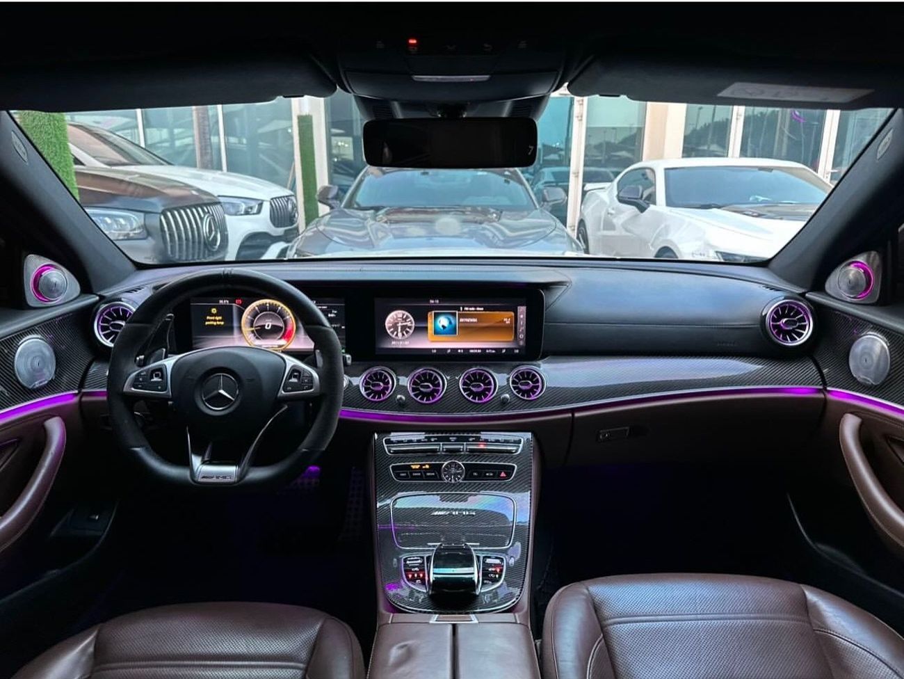 Mercedes-Benz E 63S MERCEDES BENZ AMG E63s GCC 2017 Perfect Condition 6 buttons Full option Full Option Full carbon fibe