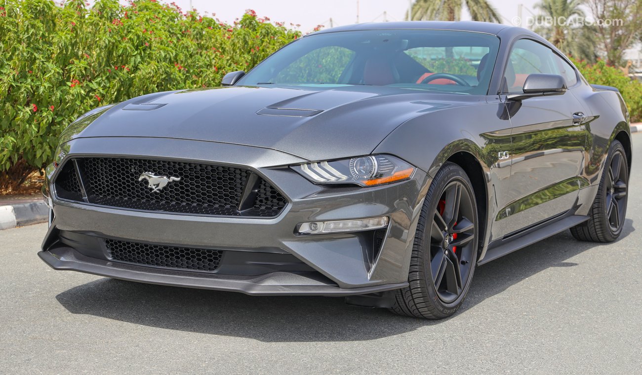 Ford Mustang 2020 GT Premium Digital cluster, 5.0 V8 GCC, 0km w/ 3Yrs or 100K km WTY + 60K km SERV from Al Tayer