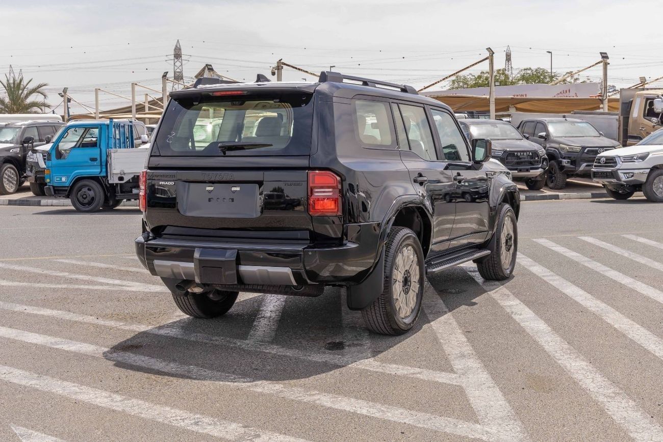 تويوتا برادو Toyota Prado VX-3 Petrol 2.4L 4WD - Black - 2025 (Export)