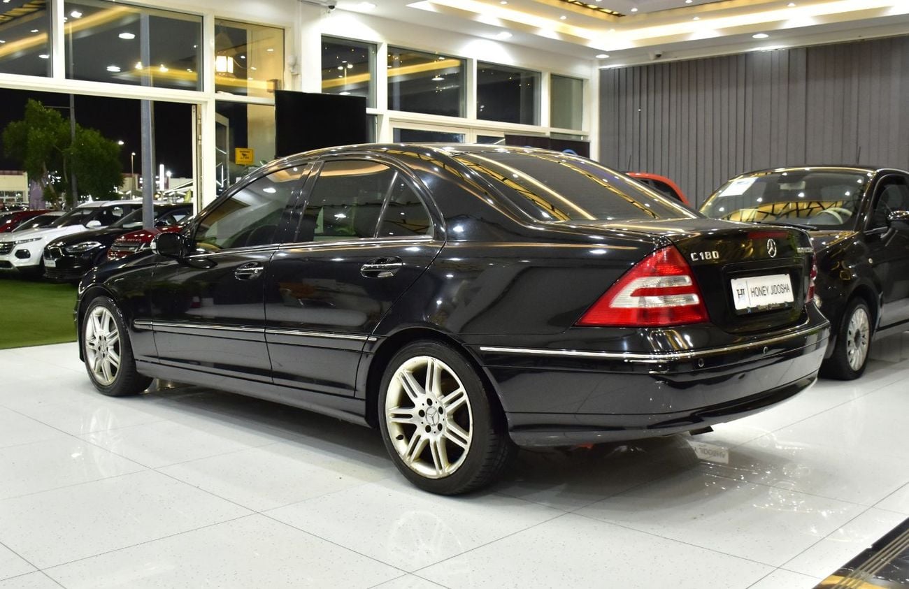 Mercedes-Benz C 180 EXCELLENT DEAL for our Mercedes Benz C180 Kompressor ( 2007 Model ) in Black Color GCC Specs