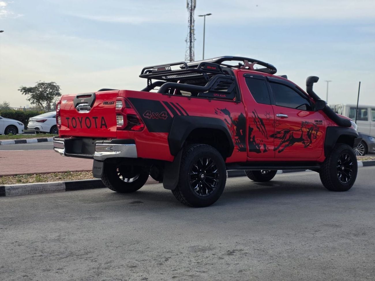 Toyota Hilux 2016 | 2.8L DIESEL | MT | RHD | GR SPORTS MODIFIED | SMART CAB | HEAVY BULL BAR WITH LED LIGHTS | RO