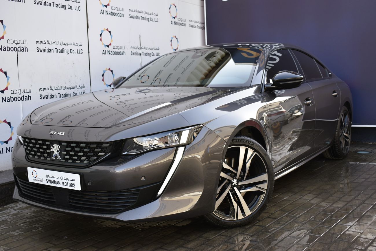 بيجو 508 AED 1679 PM | 1.6L GT GCC ANUFACTURER WARRANTY | UP TO 2027 OR 200K