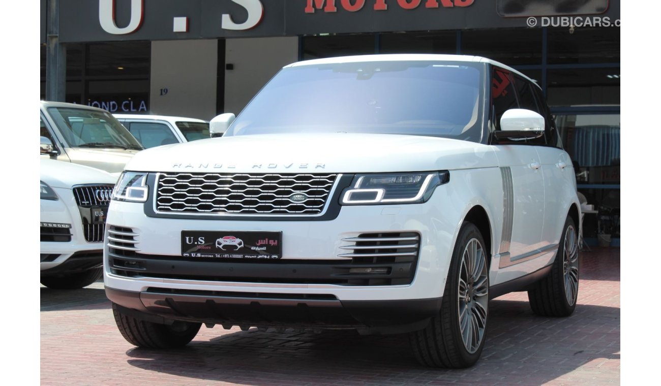 لاند روفر رانج روفر فوج إس إي سوبرتشارج SUPERCHARGED 2019 GCC LOW MILEAGE WITH AL TAYER WARRANTY SERVICE CONTRACT IN M