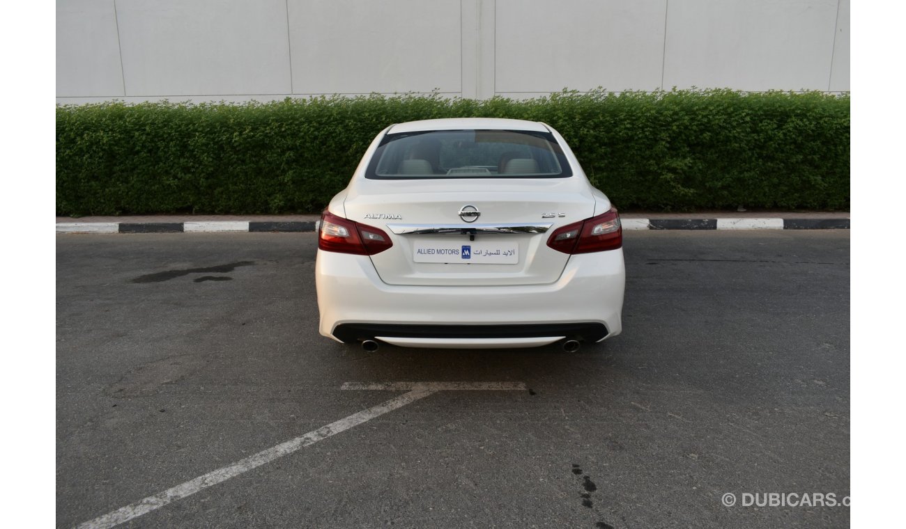 Nissan Altima 2.5L - S - White - 2018