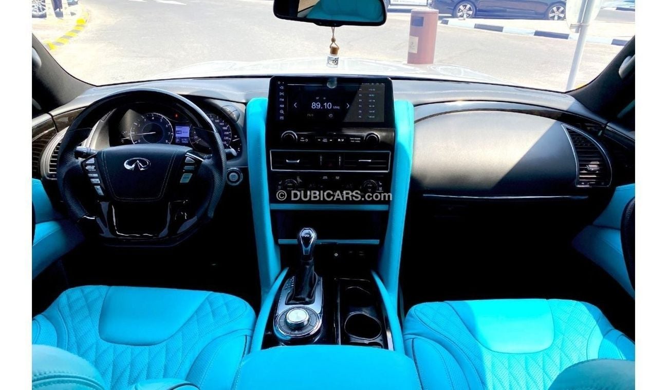 Infiniti QX80 GCC 2019 Nardo Grey Unique Interior Design by MBS