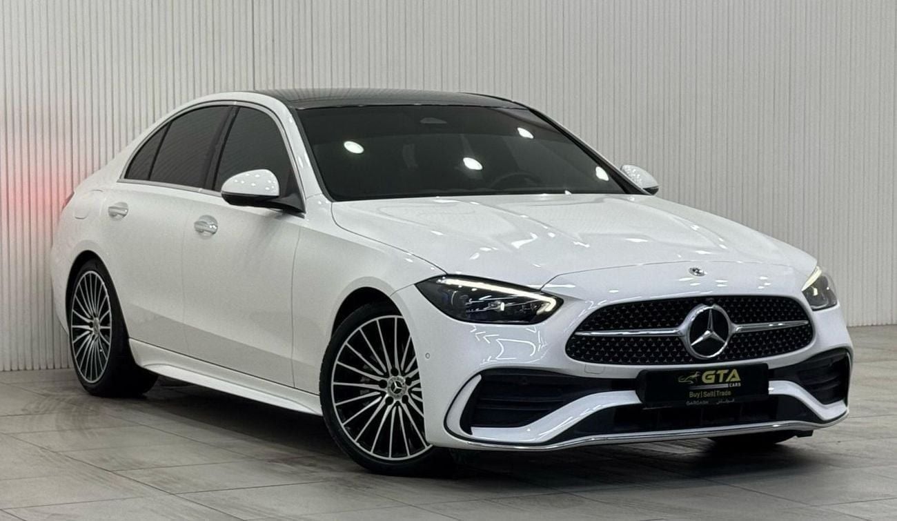 مرسيدس بنز C 200 Premium 2.0L 2024 Mercedes Benz C200 AMG, 2 Years Mercedes Warranty, Very Low Kms, GCC