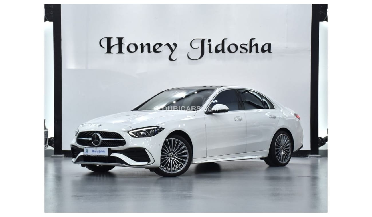 مرسيدس بنز C 300 EXCELLENT DEAL for our Mercedes Benz C300 ( 2022 Model ) in White Color Korean Specs