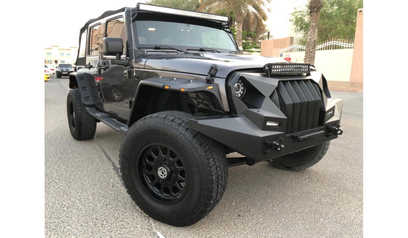 Jeep Wrangler 3.6L Petrol, 17" Rims, Front A/C, Rear Camera, DVD, Leather Seats, LED Headlights (LOT # JW2016)