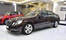 مرسيدس بنز E300 Mercedes Benz E300 ( 2011 Model ) in Burgundy Color GCC Specs