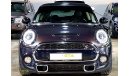 Mini Cooper S 2014 Mini Cooper S, Warranty, Full Mini History, GCC, Low Kms