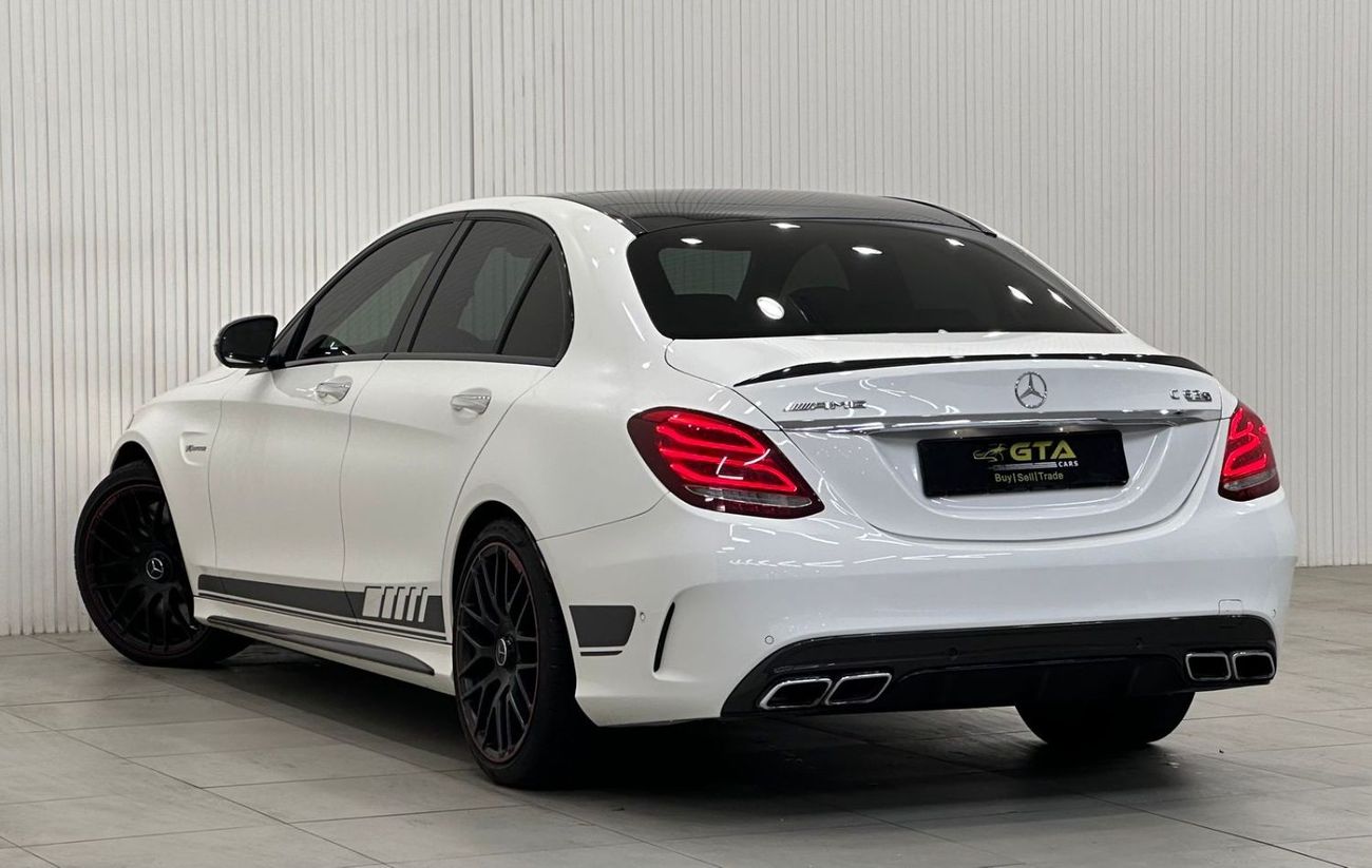 مرسيدس بنز C 63 AMG Std 2016 Mercedes Benz C63s AMG 1st Edition, Full Mercedes Service History, Full Options, GCC