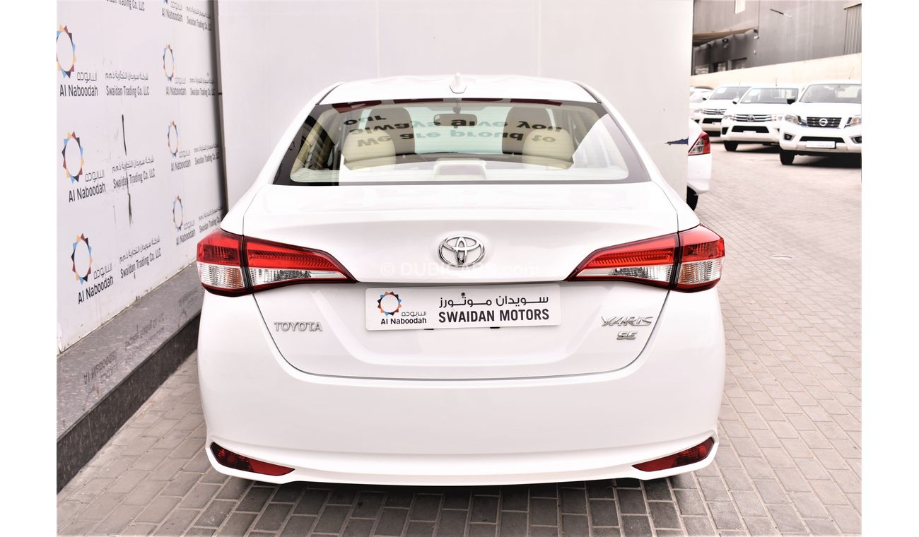 Toyota Yaris AED 719 PM | 1.5L SE GCC DEALER WARRANTY