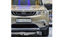 Geely Emgrand x7 EXCELLENT DEAL for our Geely Emgrand X7 SPORT ( 2017 Model! ) in Gold Color! GCC Specs