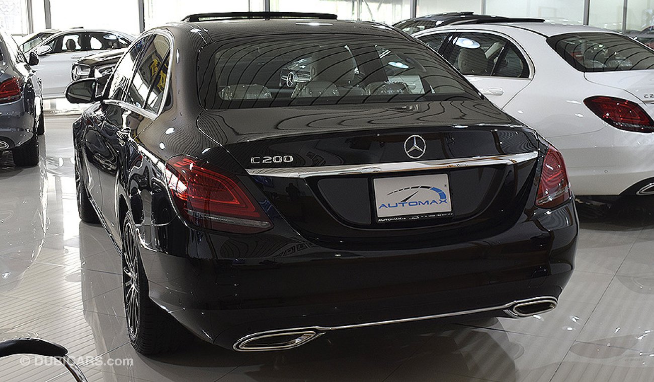 مرسيدس بنز C200 2019 AMG Sedan, GCC, 0km with 2 Years Unlimited Mileage Warranty from Dealer (SUMMER OFFER)