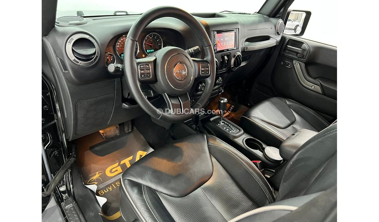 جيب رانجلر انليميتيد ويليز ويلير 2017 Jeep Wrangler Unlimited Willys, Warranty, Service History, GCC