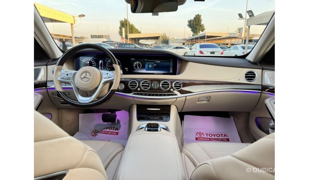 مرسيدس بنز S 400 S400d ديزل وارد اليابان اوراق جمارك  شاسيه طويل 6 سلندر توربو 2019