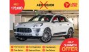 Porsche Macan Porsche Macan 2018 GCC under Agency Warranty with Zero Down-Payment.