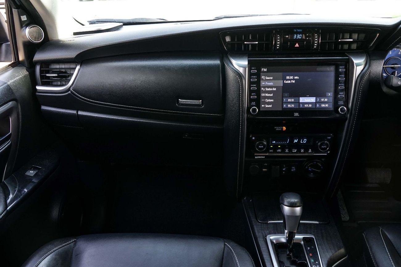 تويوتا فورتونر The Toyota Fortuner is a mid-size, seven-seater SUV known for its robust, off-road capability and is