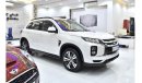 ميتسوبيشي ASX EXCELLENT DEAL for our Mitsubishi ASX ( 2020 Model ) in White Color GCC Specs