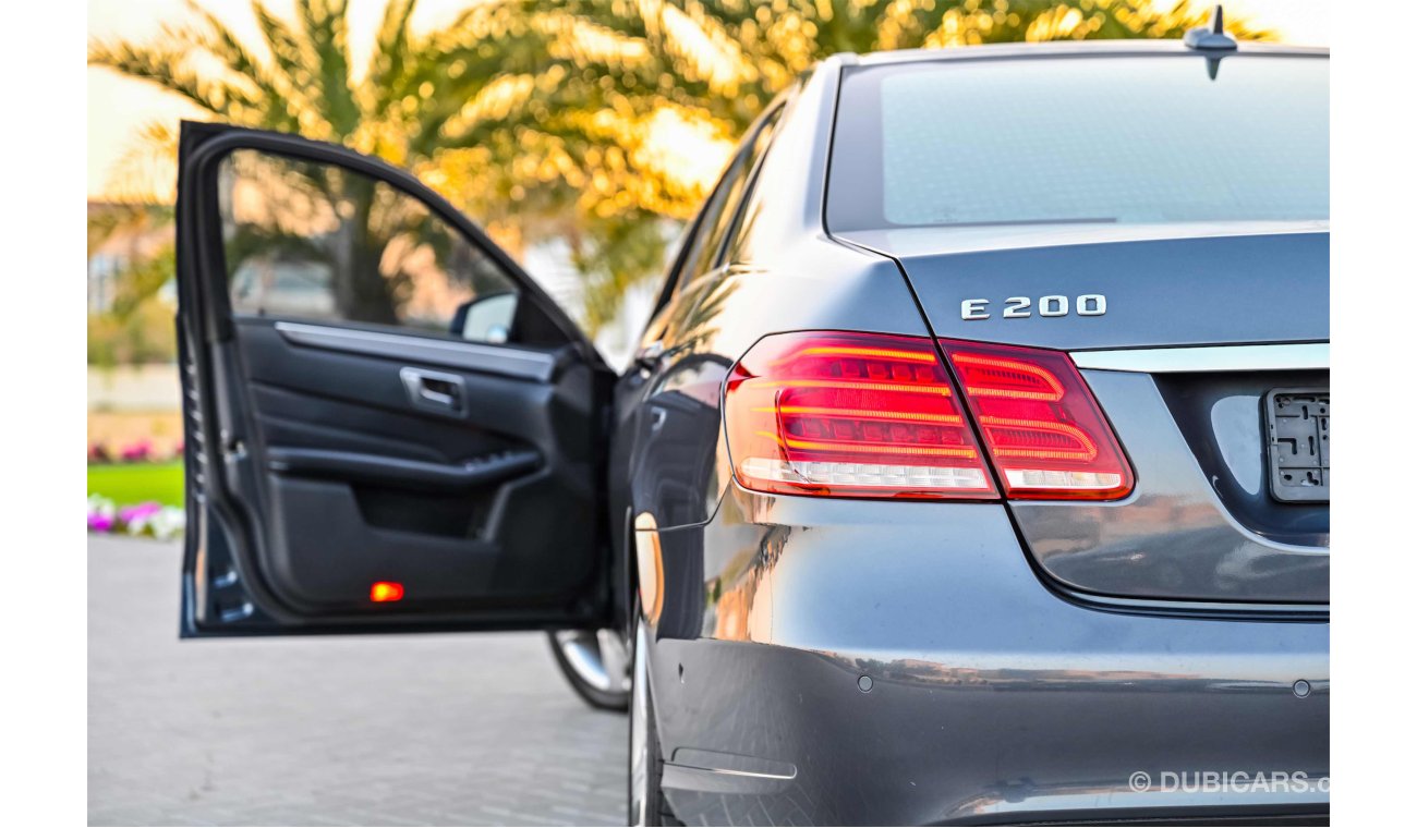 Mercedes-Benz E200 - Exceptional Value for Money - AED 1,253 Per Month - 0% DP