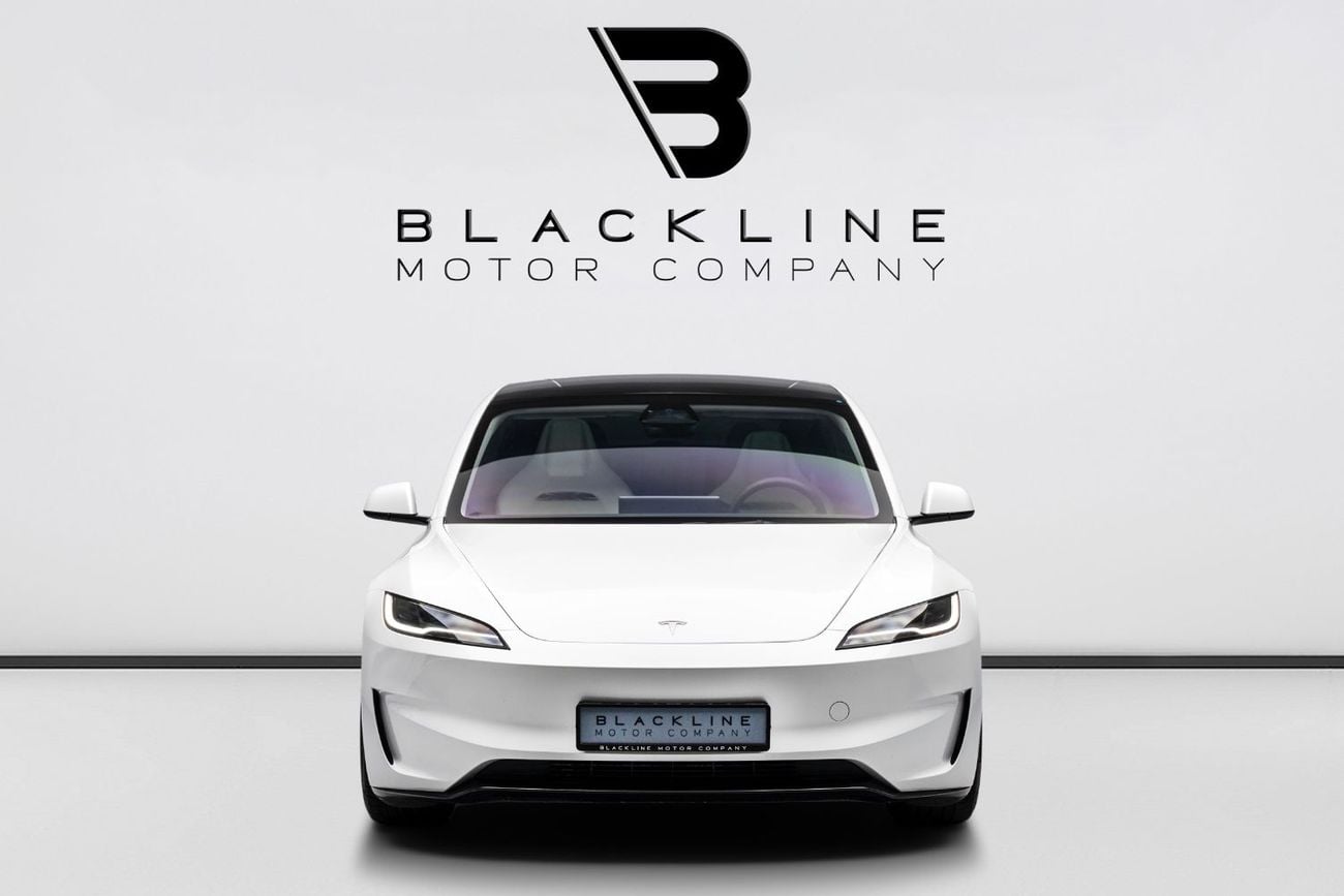 Tesla Model 3 PERFORMANCE BUY NOW, PAY 2027 | THE BLACKLINE STANDARD | Tesla Warranty, Carbon Fibre, GCC