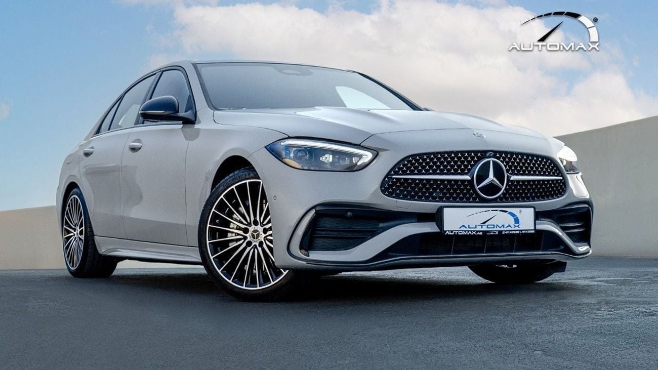 مرسيدس بنز C 200 AMG Premium Plus EQ Boost 1.5T RWD GCC 2026 With 2 Years Unlimited Mileage Warranty At Official Deal