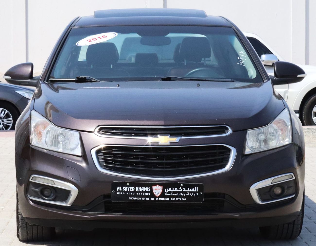 Chevrolet Cruze LT Chevrolet Cruze 2016 GCC full option in excellent condition without accidents