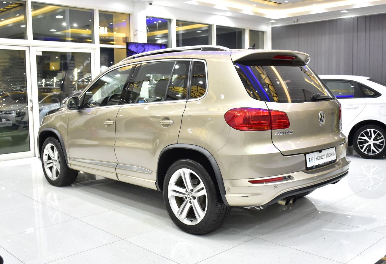 Volkswagen Tiguan EXCELLENT DEAL for our Volkswagen Tiguan R-Line ( 2016 Model ) in Beige Color GCC Specs
