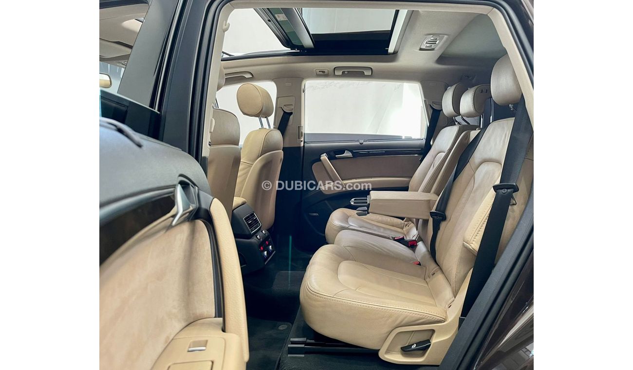 Audi Q7 2015 Audi Q7 40TFSI Quattro Supercharged, Service History, Warranty, GCC