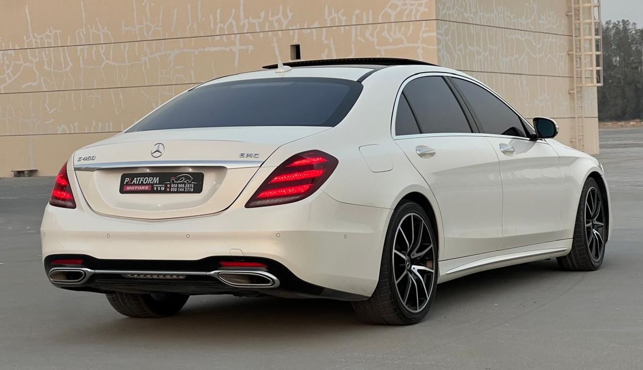 مرسيدس بنز S 450 مرسيدس بينز اس 450 موديل 2018 مواصفات خليجية صبغ وكالة بدون حوادث