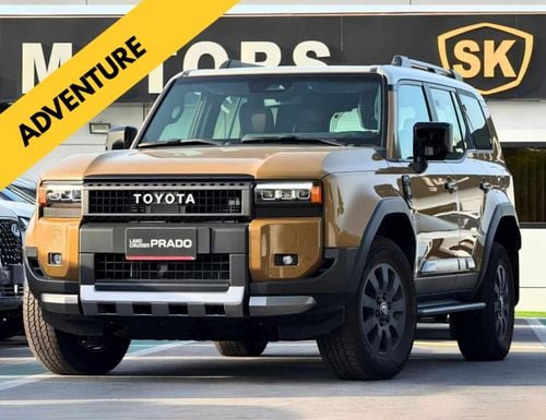 Toyota Prado ADVENTURE TURBO DUAL TONE || 2.4L PETROL V4 | RADAR | 360*CAMERA | SUNROOF | LEATHER WITH PWR SEATS