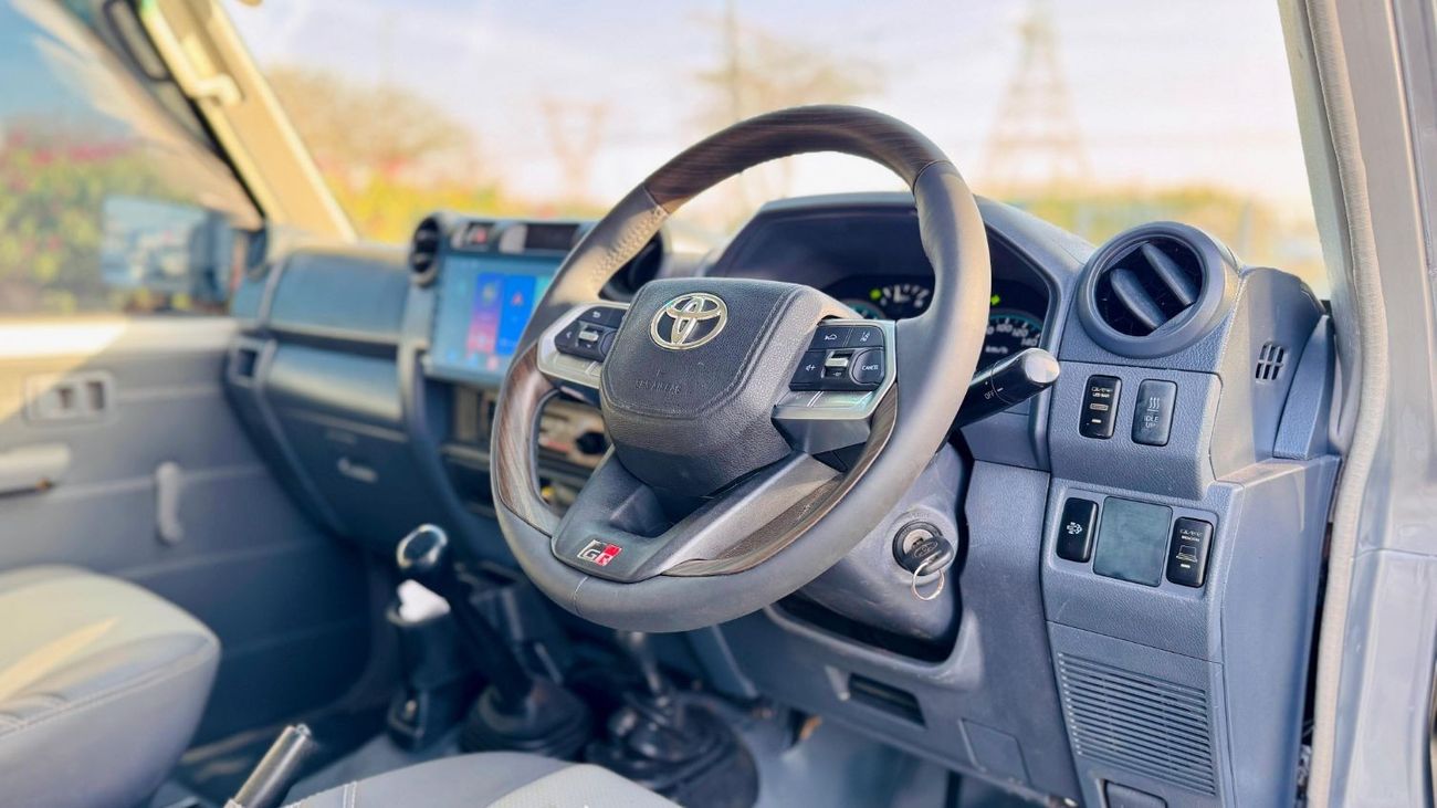 تويوتا لاند كروزر بيك آب MODIFIED TO DOUBLE CABIN PICKUP | 2018 | RHD | MANUAL TRANSMISSION | 4.5L DIESEL ENGINE | REAR VIEW