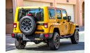 Jeep Wrangler Sahara Unlimited (Rubicon Kit) 2014 GCC under Warranty with Zero Down-Payment.