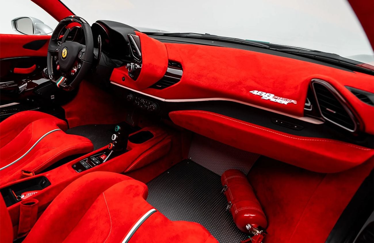 Ferrari 488 Pista 3.9L V8 Twin-Turbocharged Engine