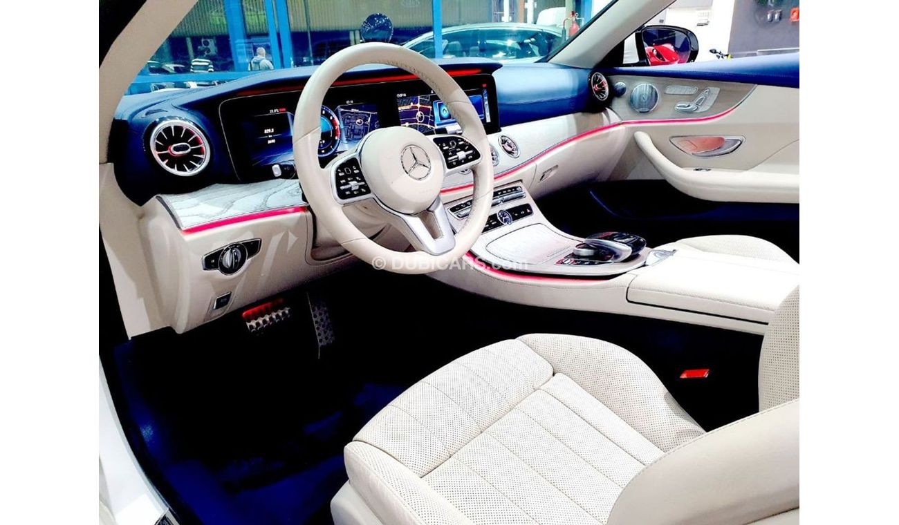 Mercedes-Benz E450 Coupe CONVERTIBLE - 2019 - 4000KMS ONLY - ONE YEAR WARRANTY - ( 2,950 AED PER MONTH)